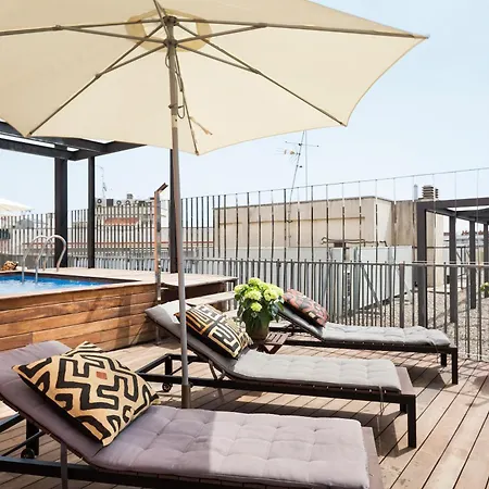 Apartment Barcelona Rentals - Pool Terrace In City Center Exterior photo